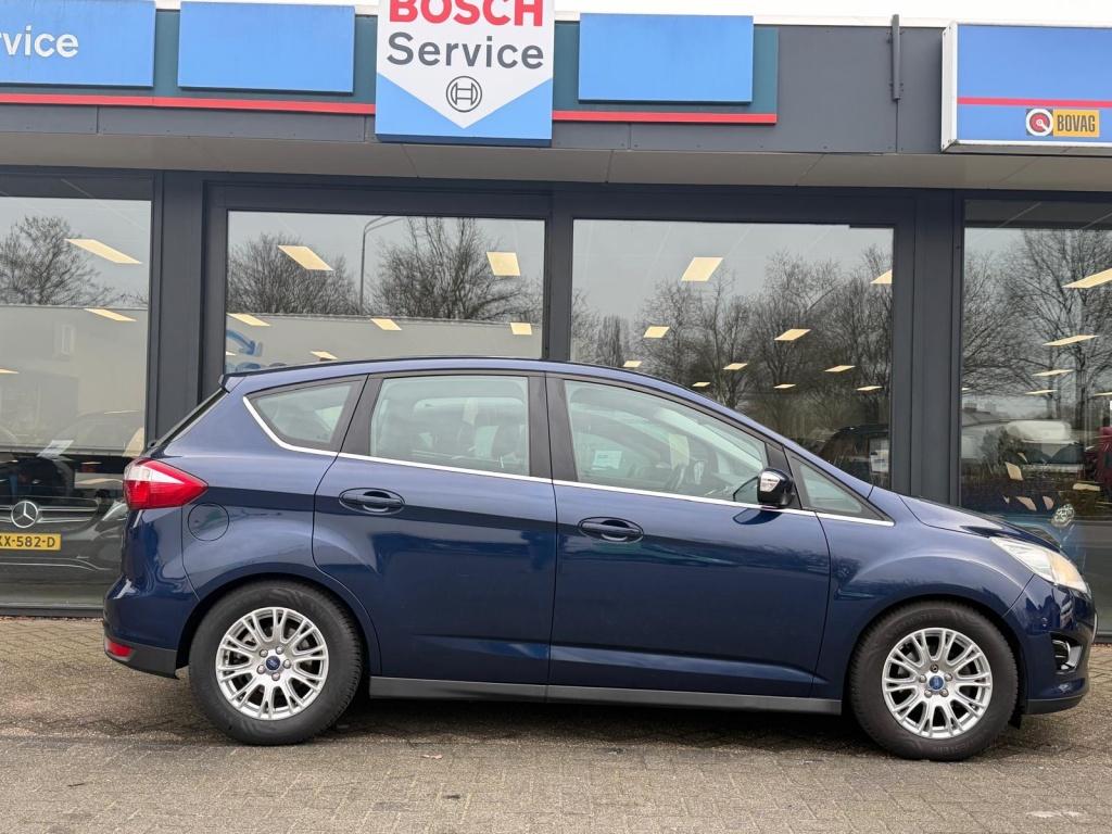 Ford C-MAX 1.6 Titanium 100% onderhouden 4x All Seasons Deal, Gebruikt, 4 cilinders, Blauw, Bedrijf