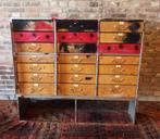 *Industrieel ladenblok* Staal en hout., Ophalen