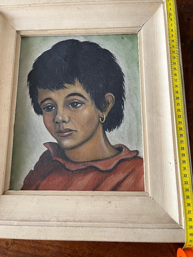 olie verf schilderij, Antiek en Kunst, Kunst | Schilderijen | Klassiek, Ophalen of Verzenden