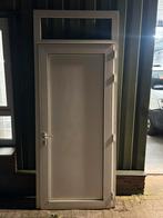 Kunstsof kozijn met bovenlicht thermopane, Doe-het-zelf en Verbouw, Ophalen of Verzenden, Zo goed als nieuw, Hout, Raamkozijn