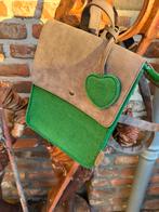 Beagles rugtasje groen /taupe nieuwstaat, Ophalen of Verzenden, Zo goed als nieuw