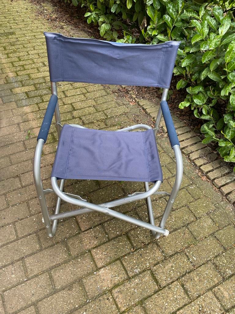 Inklapbare stoel, lichtgewicht aluminium, Ophalen, Gebruikt, Campingstoel