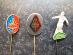 3 Speldjes van voetbalclub Telstar uit Velsen Zuid, Verzamelen, Ophalen, Gebruikt, Sport, Speldje of Pin