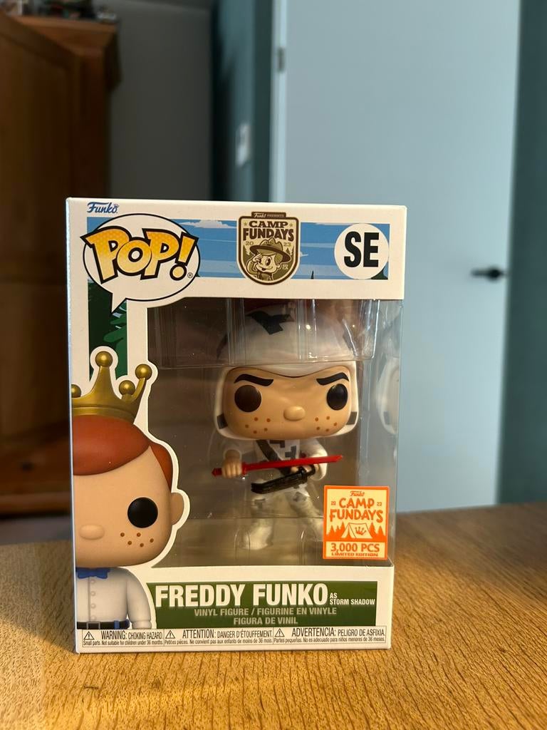 Funko pop! Storm Shadow Freddy Funko. GI Joe 3000pcs, Ophalen of Verzenden, Zo goed als nieuw