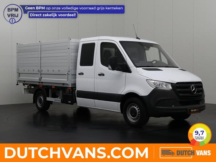 Mercedes-Benz Sprinter 315CDI Dubbele Cabine Kipper | 7-Pers, Auto's, Bestelauto's, Te koop, ABS, Airconditioning, Boordcomputer