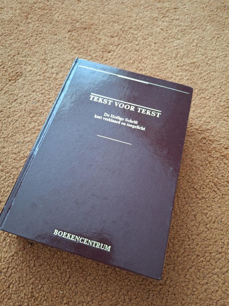 Tekst voor Tekst: De Heilige Schrift kort verklaard, Boeken, Ophalen of Verzenden, Zo goed als nieuw, Dr. B. van Oeveren, Dr. J. Vlaardingerbroek e.a.