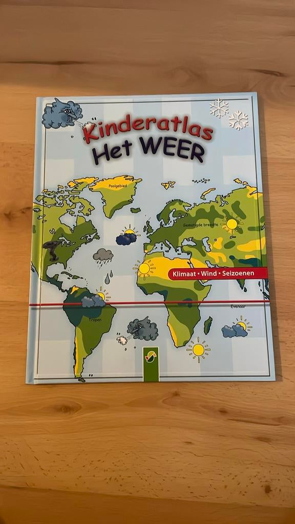 Kinderatlas Het Weer en Kinderatlas Dieren, Overige atlassen, 2000 tot heden, Ophalen of Verzenden, Zo goed als nieuw