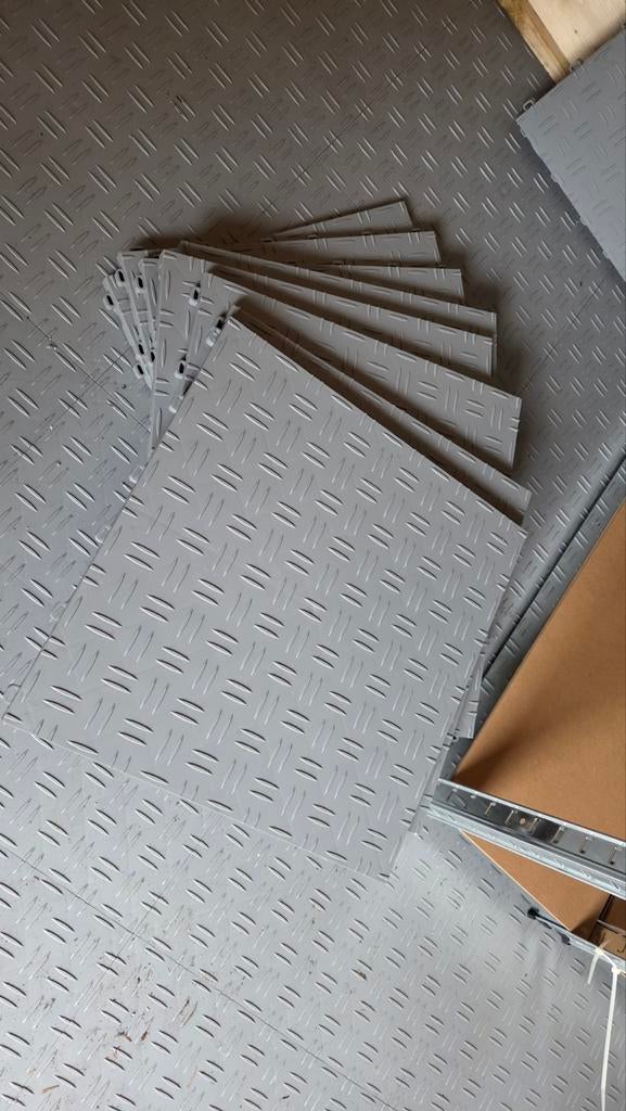 8x PVC kliktegel 40x40x18mm - Nieuw, 40 tot 60 cm, Nieuw, Ophalen of Verzenden, Minder dan 5 m²