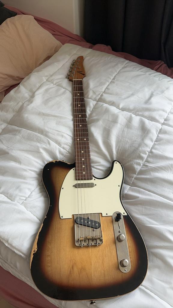 Tom Anderson gitaar tele T icon, Muziek en Instrumenten, Snaarinstrumenten | Gitaren | Elektrisch, Zo goed als nieuw, Semi-solid body