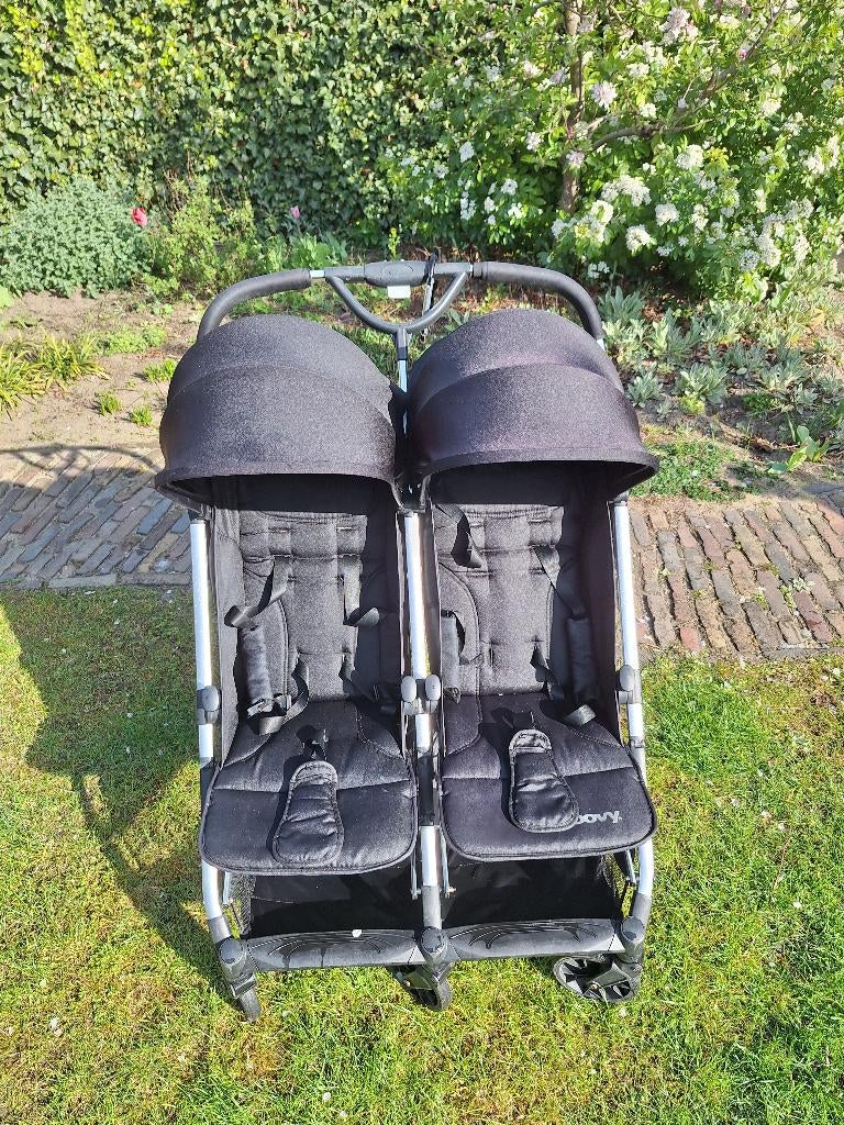 Tweeling buggy joovy kooper, Kinderen en Baby's, Buggy's, Ophalen, Zo goed als nieuw, Overige merken, Verstelbare rugleuning