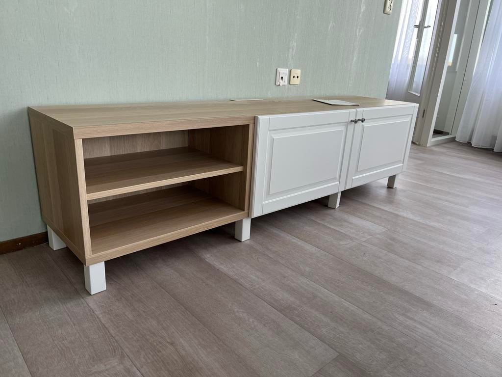 Ikea Besta tv meubel - Zo goed als nieuw, Ophalen, 150 tot 200 cm, Zo goed als nieuw, Minder dan 100 cm