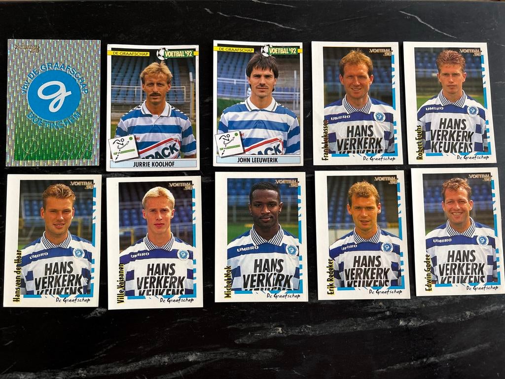 Voetbal '98 Spelerskaarten Vitesse - Diverse Spelers, Ophalen of Verzenden, Zo goed als nieuw, Stickers en Plaatjes