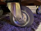 Vier grote zwenkwielen diameter 20cm, Ophalen of Verzenden, Gebruikt
