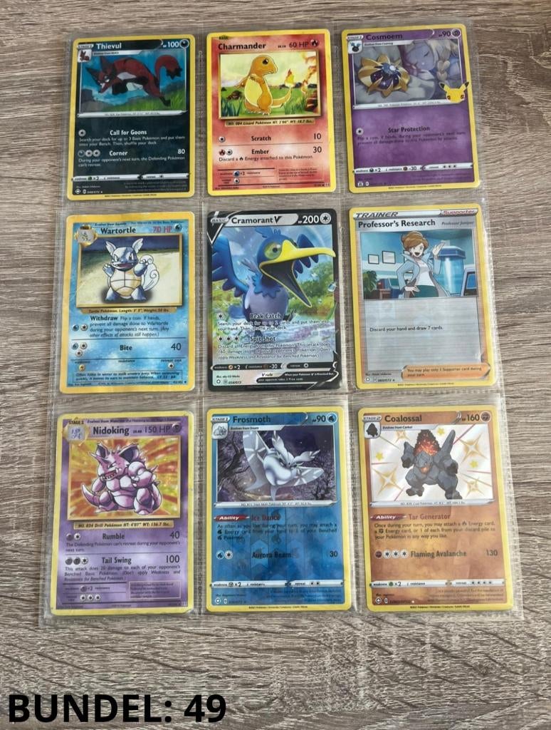 Pokemon Charmander 1999–2023 – Bundel 49, Ophalen of Verzenden, Gebruikt, Meerdere kaarten
