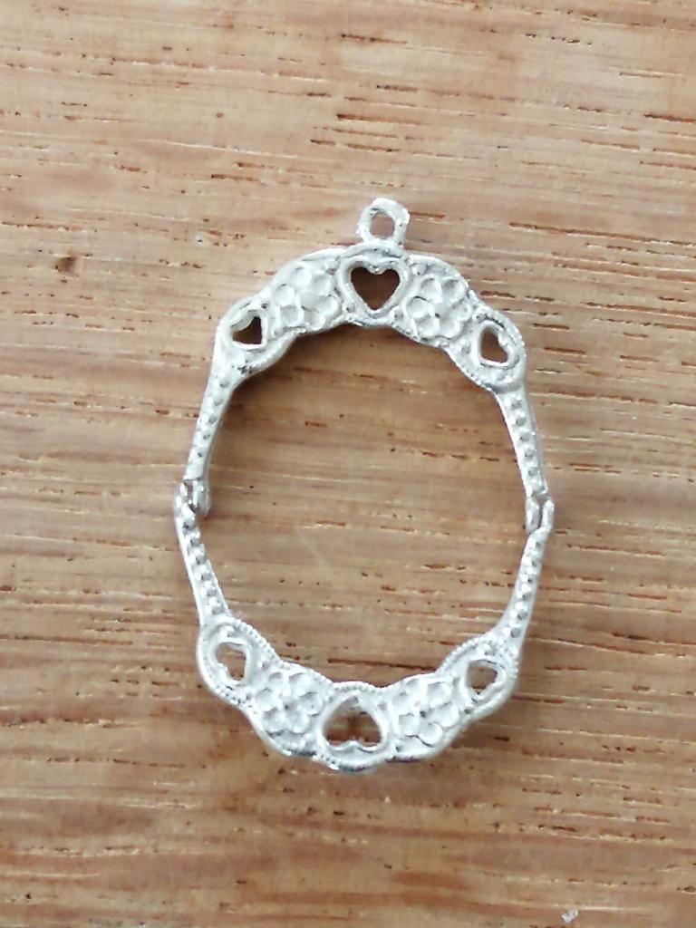 Zilveren hanger voor kralentasje, Ophalen of Verzenden, Nieuw, Overige typen