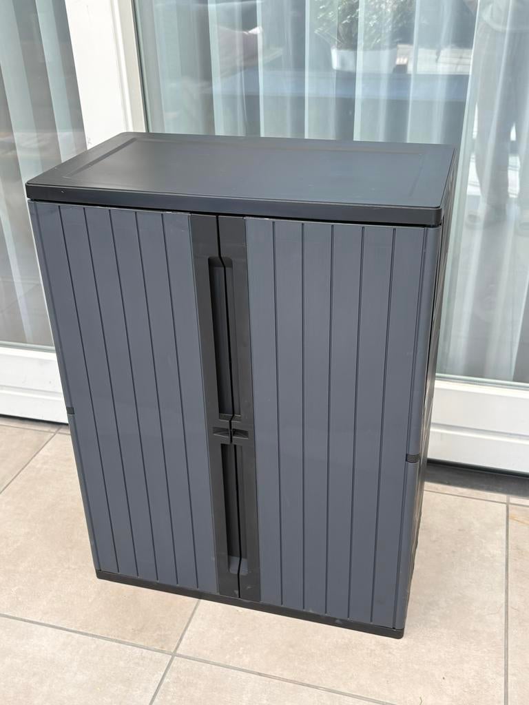 Kunststof opbergkast / tuinkast, Ophalen, Zo goed als nieuw, Kunststof, Overige typen