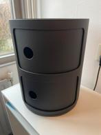 Kartell Componibili MAT zwart 2 laags., Huis en Inrichting, Ophalen of Verzenden, Zo goed als nieuw, Minder dan 45 cm, Minder dan 55 cm