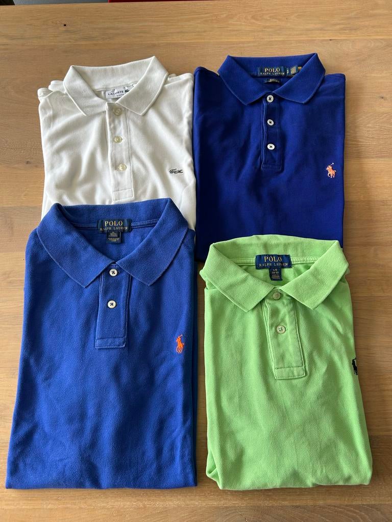 Polo Ralph Lauren en Lacoste polo's - Maat xs, Kinderen en Baby's, Kinderkleding | Maat 176, Ophalen of Verzenden, Zo goed als nieuw