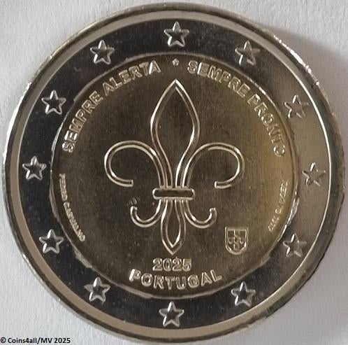 Portugal bijzondere 2 euromunten UNC 2007 - 2025, Ophalen of Verzenden, Portugal, 2 euro, Losse munt