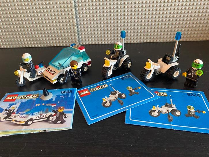 Lego System 3 sets 6625 en 6324 (2x) met bouwinstructies, Kinderen en Baby's, Speelgoed | Duplo en Lego, Gebruikt, Lego, Complete set