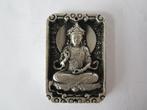 Oud Chinees amulet van zilverbrons GuanYin, Ophalen of Verzenden