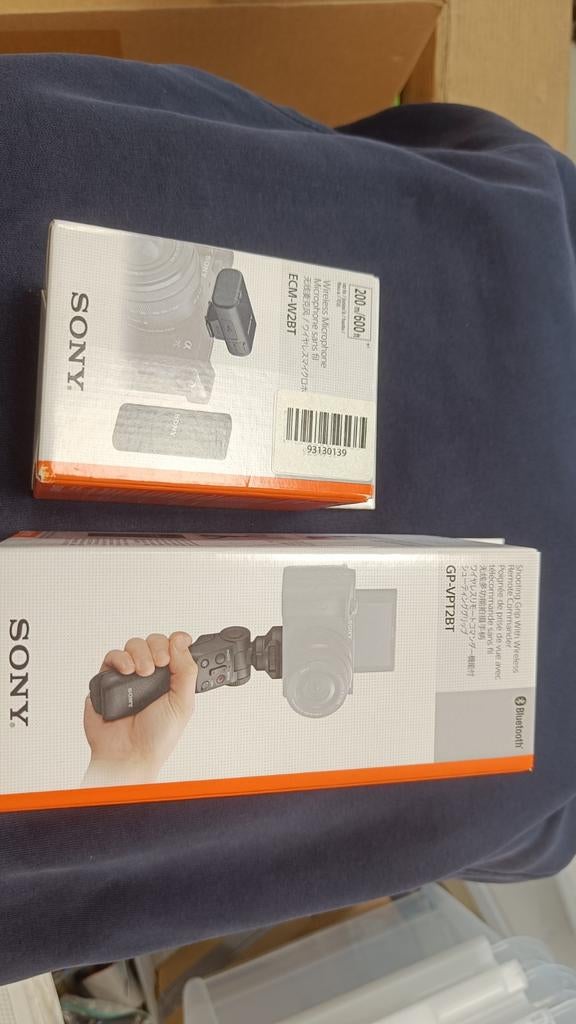 Sony ECM-W2BT Microfoon + GP-VPT2BT Grip (Nieuw), Ophalen, Nieuw, Sony