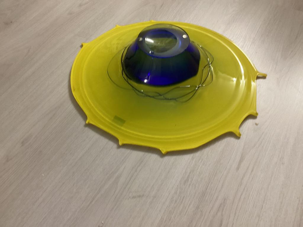 Makora Jozefina Krosno schaal.., Huis en Inrichting, Woonaccessoires | Vazen, Ophalen of Verzenden, Zo goed als nieuw, Glas, Minder dan 50 cm