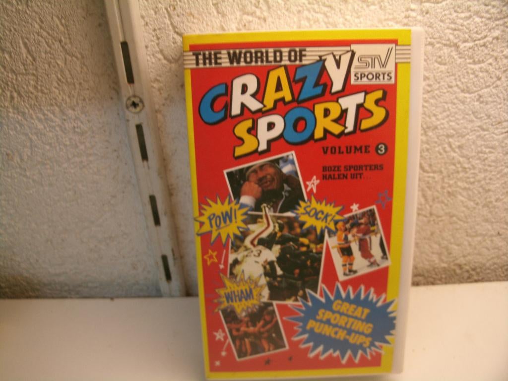 vhs 77b crazy sports 3, Alle leeftijden, Ophalen of Verzenden, Gebruikt, Actie en Avontuur