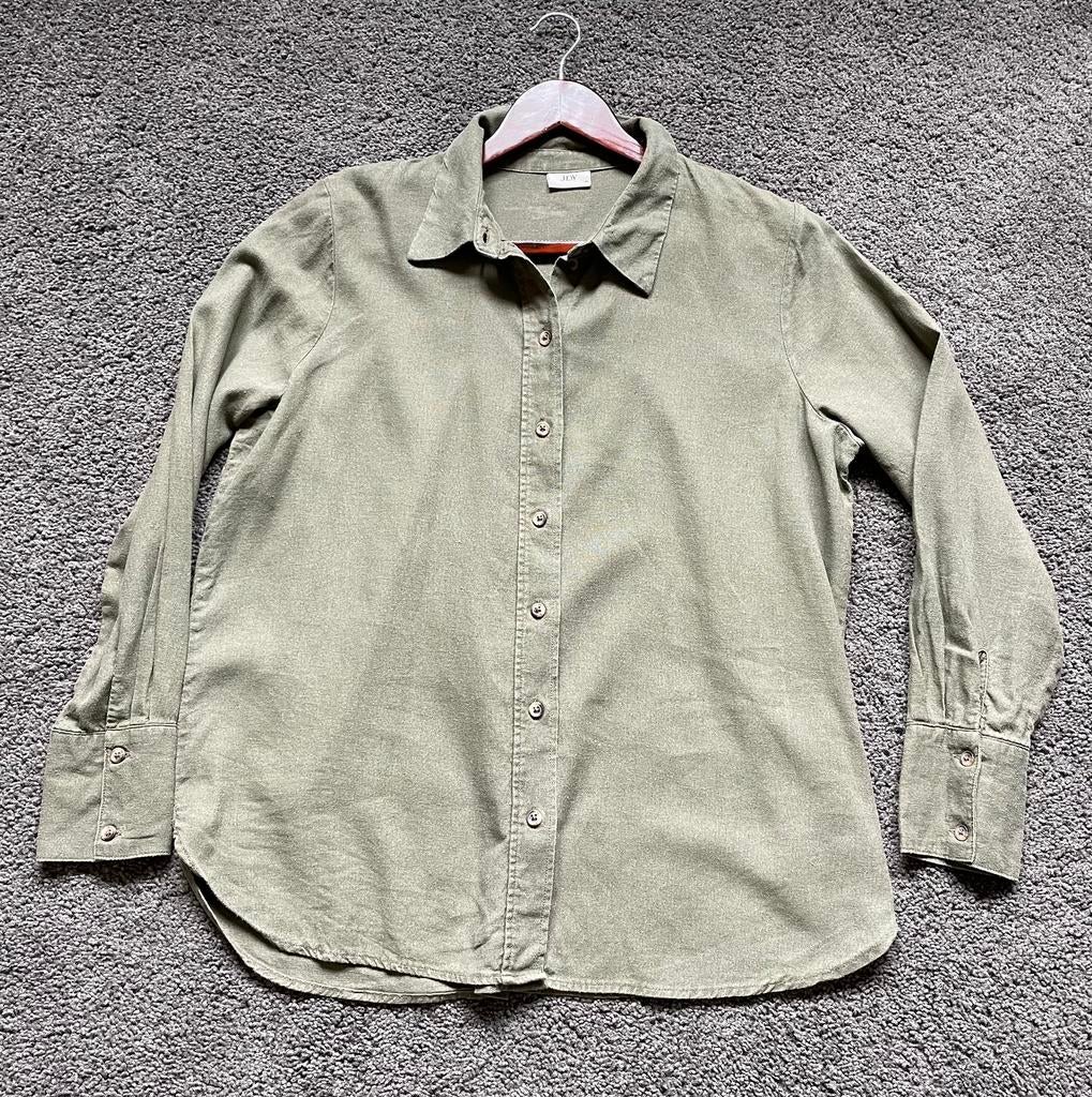 JDY leger groene blouse lange mouw maat M, Ophalen of Verzenden, Zo goed als nieuw, Groen