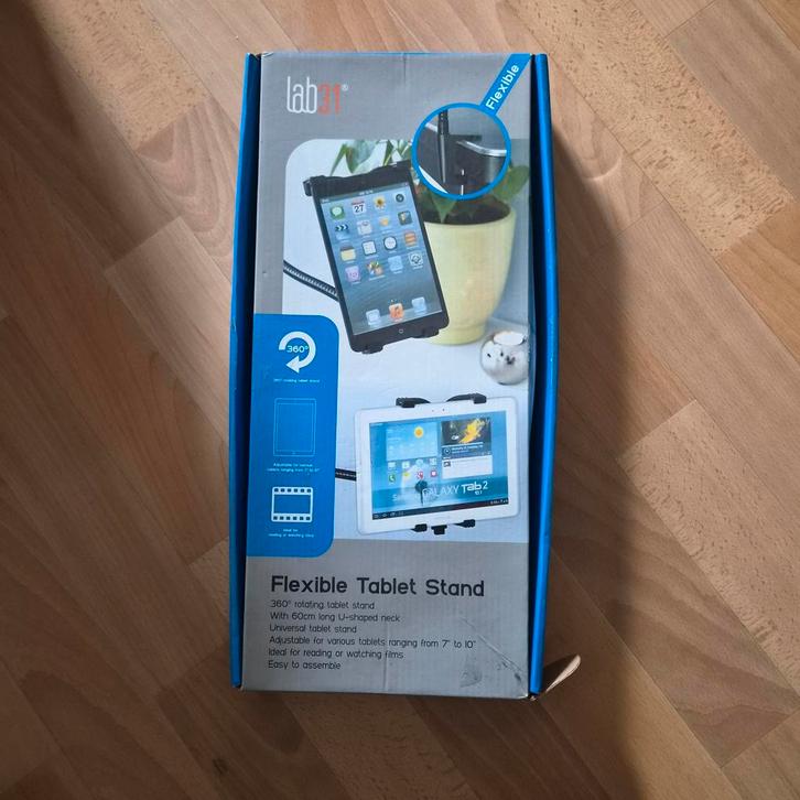 Lab31 Flexibele Tablet Standaard 7-10 inch, Computers en Software, Tablet-hoezen, Nieuw, Overige typen, 7 inch of minder, Ophalen of Verzenden