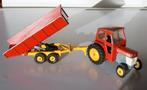 Matchbox KZ 3 Massey Ferguson met kiep aanhanger., Ophalen of Verzenden, Gebruikt, Hijskraan, Tractor of Landbouw, Matchbox