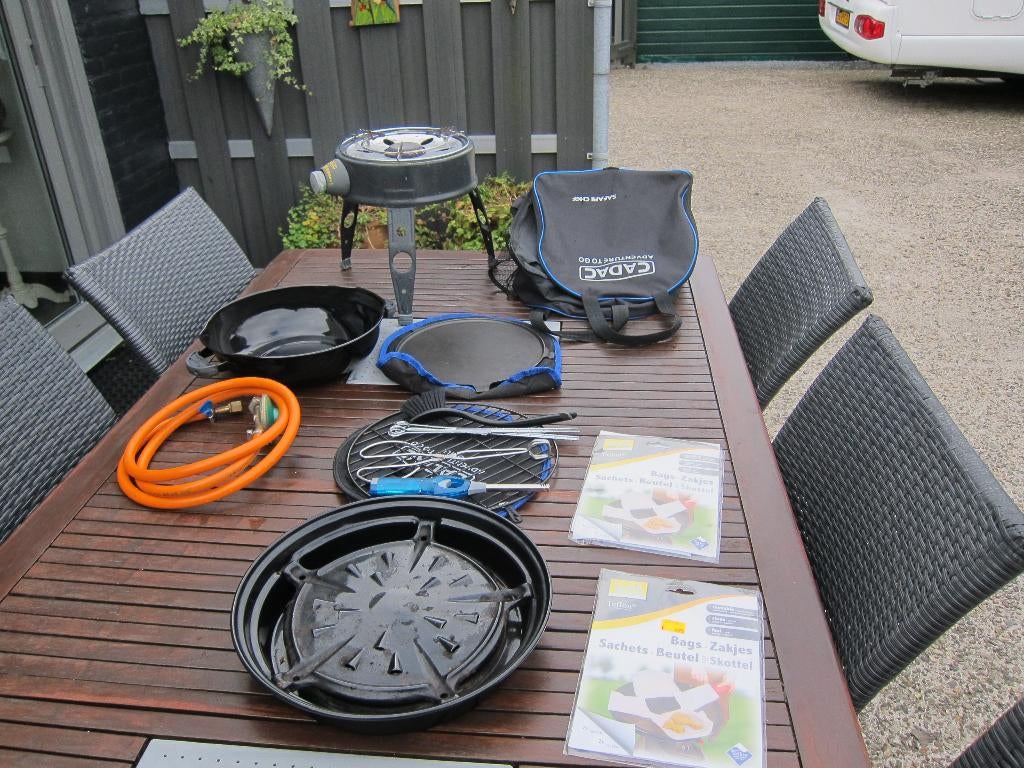 BBQ  CADAC ADVENTURE TO GO ( safari chef ), Tuin en Terras, Gasbarbecues, Ophalen, Gebruikt, Cadac