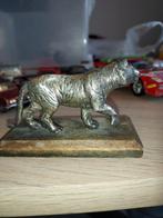 Verzilverde Tijgerbeeldje Wereld Natuur Fonds, Ophalen of Verzenden