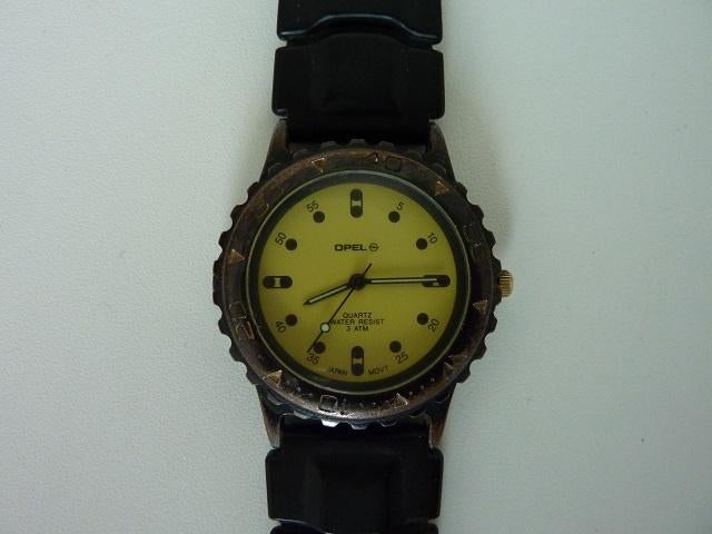 OPEL horloge retro jaren 80 ?, Ophalen, Gebruikt