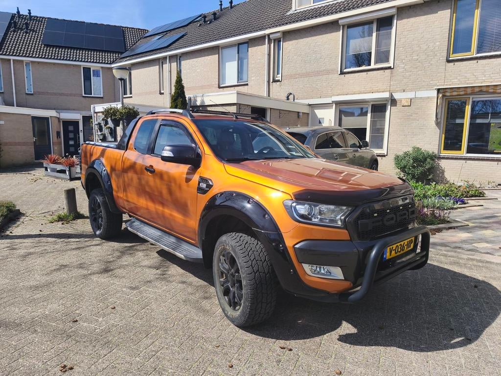 Ford Ranger 3.2 Tdci 200PK 4X4 SC AUT 2017, Auto's, Bestelauto's, Automaat, Overige kleuren, Leder en Stof, Diesel