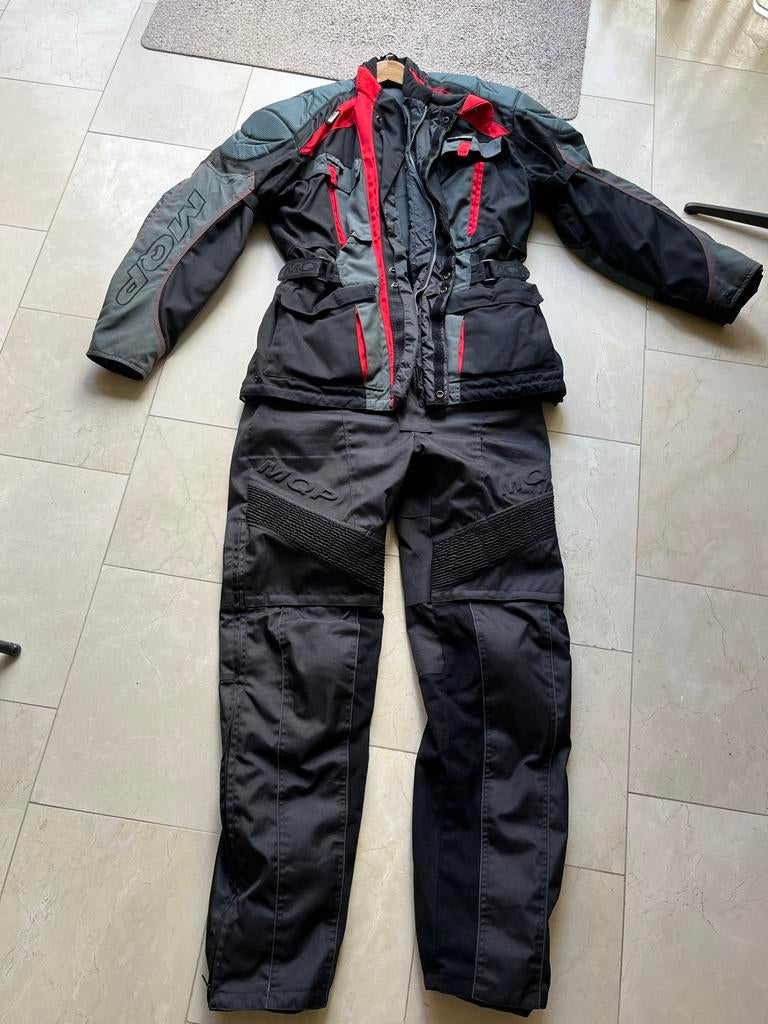 MQP motorpak, zwart met rode details, Ophalen of Verzenden, Tweedehands, Heren, Overall