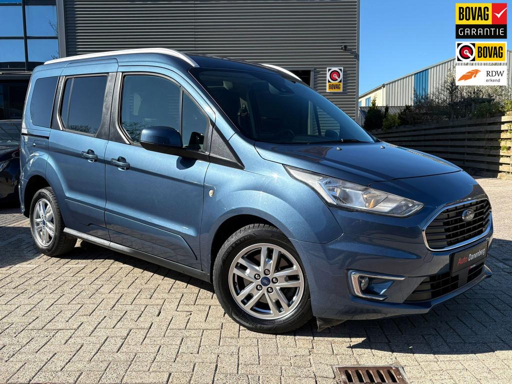 Ford Tourneo Connect Compact 1.0 Titanium MPV! CAMERA,GARANT, Voorwielaandrijving, Zwart, Blauw, Origineel Nederlands