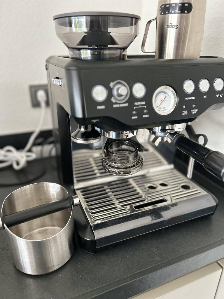 Sage - The Barista Express, Espresso apparaat, Zo goed als nieuw, Afneembaar waterreservoir, Koffiebonen