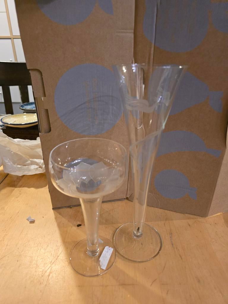 Rosenthal glas en champagneglas, Ophalen of Verzenden