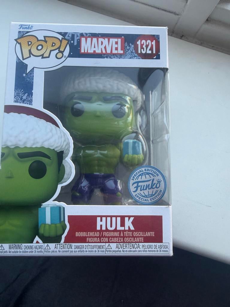 Funko Pop! Marvel Hulk Kerst Special Edition 1321, Ophalen of Verzenden, Nieuw