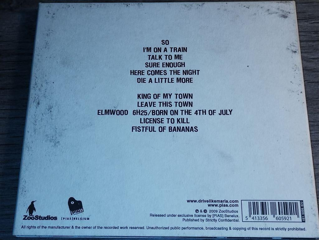 Drive Like Maria ‎- Elmwood [Digipack], Ophalen of Verzenden, Zo goed als nieuw, Poprock