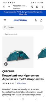 Decathlon Arpenaz tent 4 personen, Caravans en Kamperen, Ophalen of Verzenden