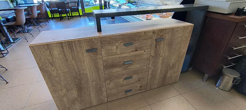 Dressoir Eikenlook, Ophalen, Overige materialen, Met deur(en), 150 tot 200 cm