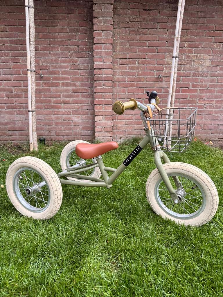 Veloretti 3-wieler groen met mand, Ophalen, Gebruikt