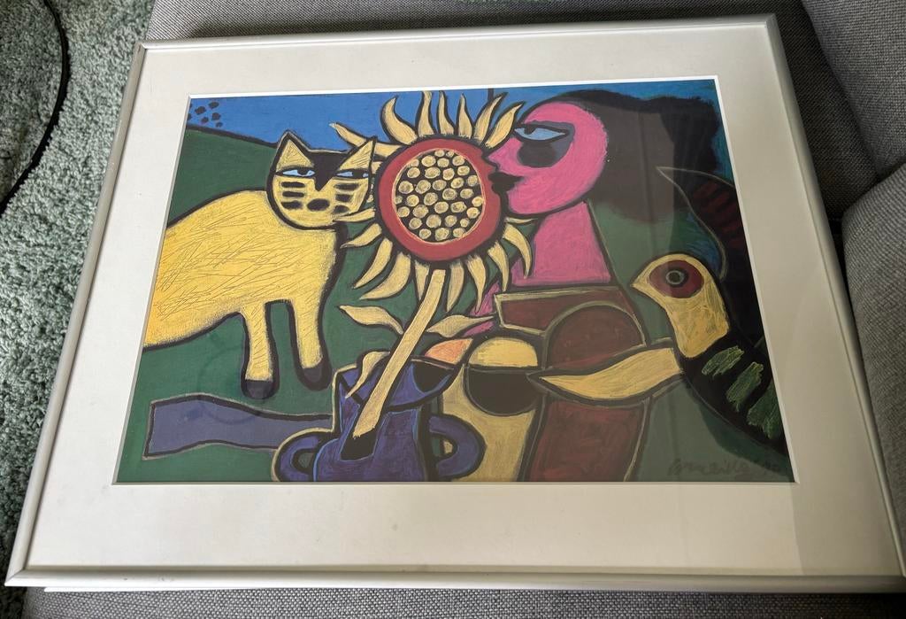 2 schilderijen van Corneille, Ophalen