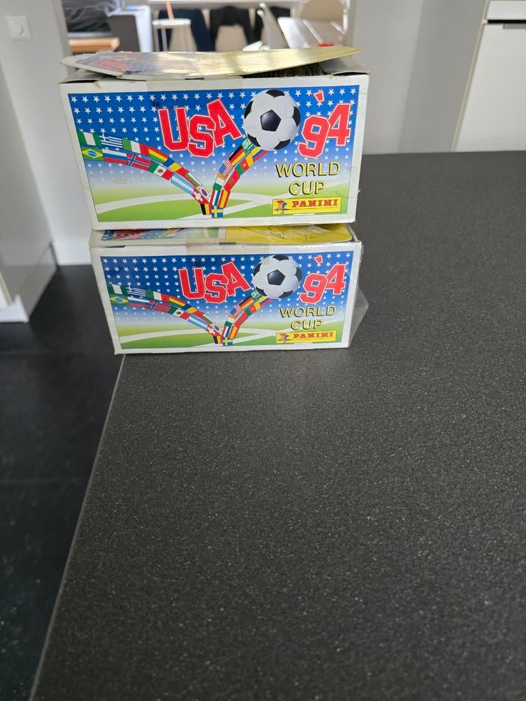Panini World Cup USA 1994 Factory Sealed Boxen Displays, Ophalen of Verzenden, Nieuw, Sport