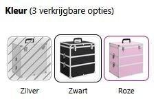 Make-up koffer make up cosmeticakoffer GRATIS VERZENDING!, Sieraden, Tassen en Uiterlijk, Beautycases, Nieuw, Hardcase, Zwart