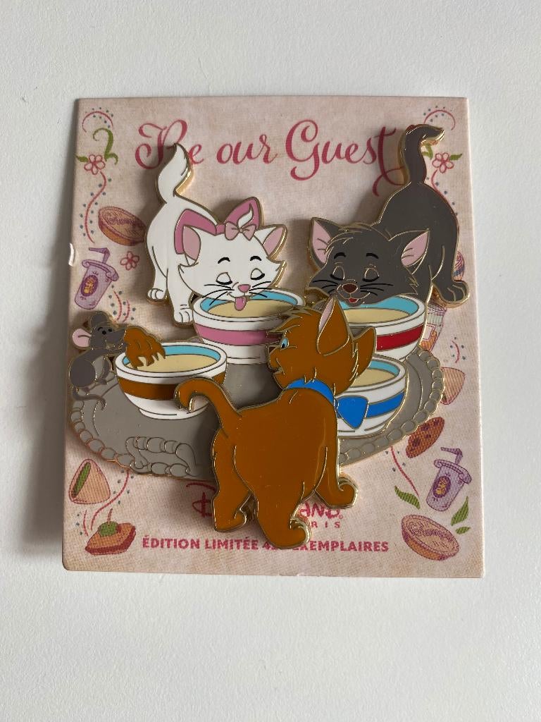 Be Our Guest DLP Pin - Aristocats, Ophalen of Verzenden, Overige figuren, Nieuw, Beeldje of Figuurtje