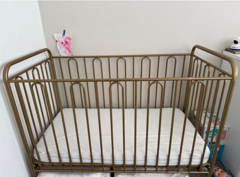 Babybed, Ophalen of Verzenden, Zo goed als nieuw, 180 cm of meer, 85 tot 100 cm