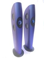 KEF Blade two frosted blue in zeer nette staat. 3 stuks., Zo goed als nieuw, 120 watt of meer, Front, Rear of Stereo speakers